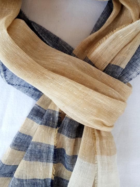Ombre Linen Cotton Wrap