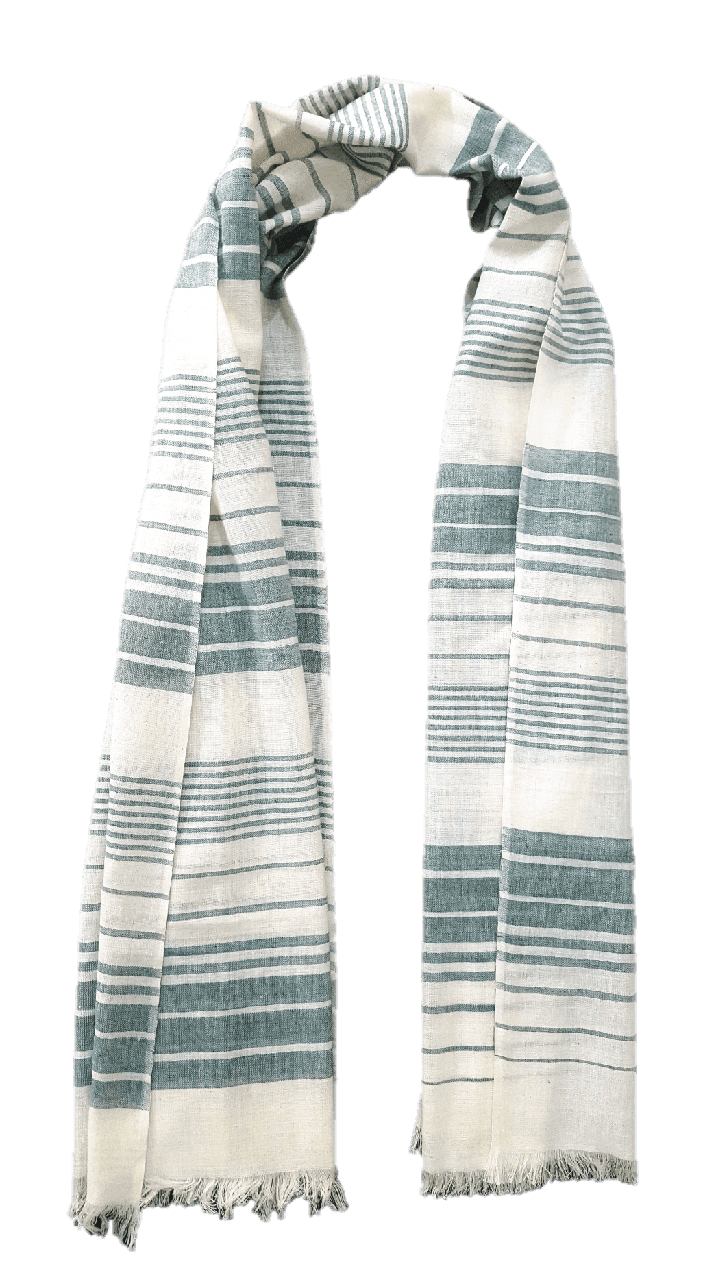 Woven Stripe Viscose Stole