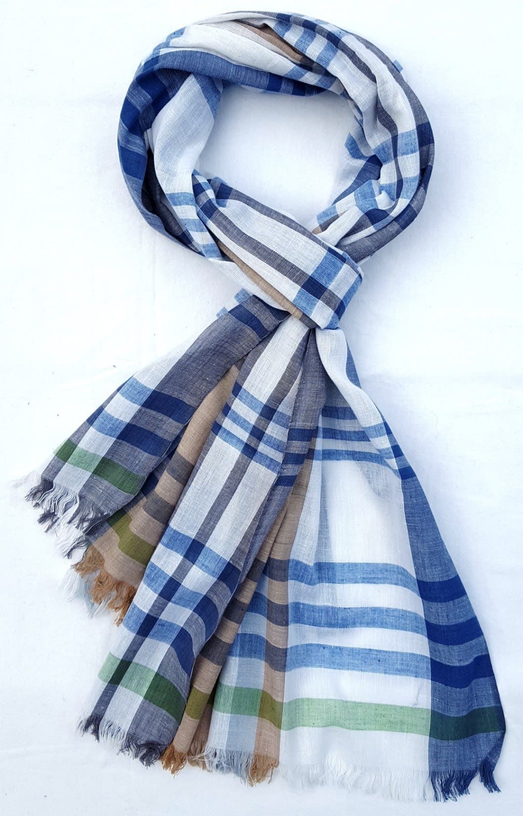 Border Woven Cotton Wrap