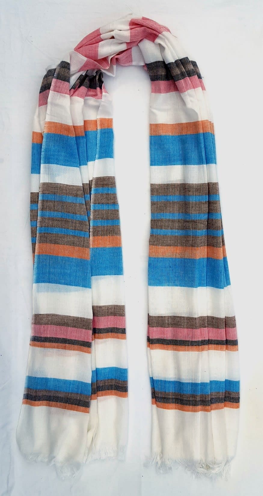 Ombre Woven Cotton Scarf